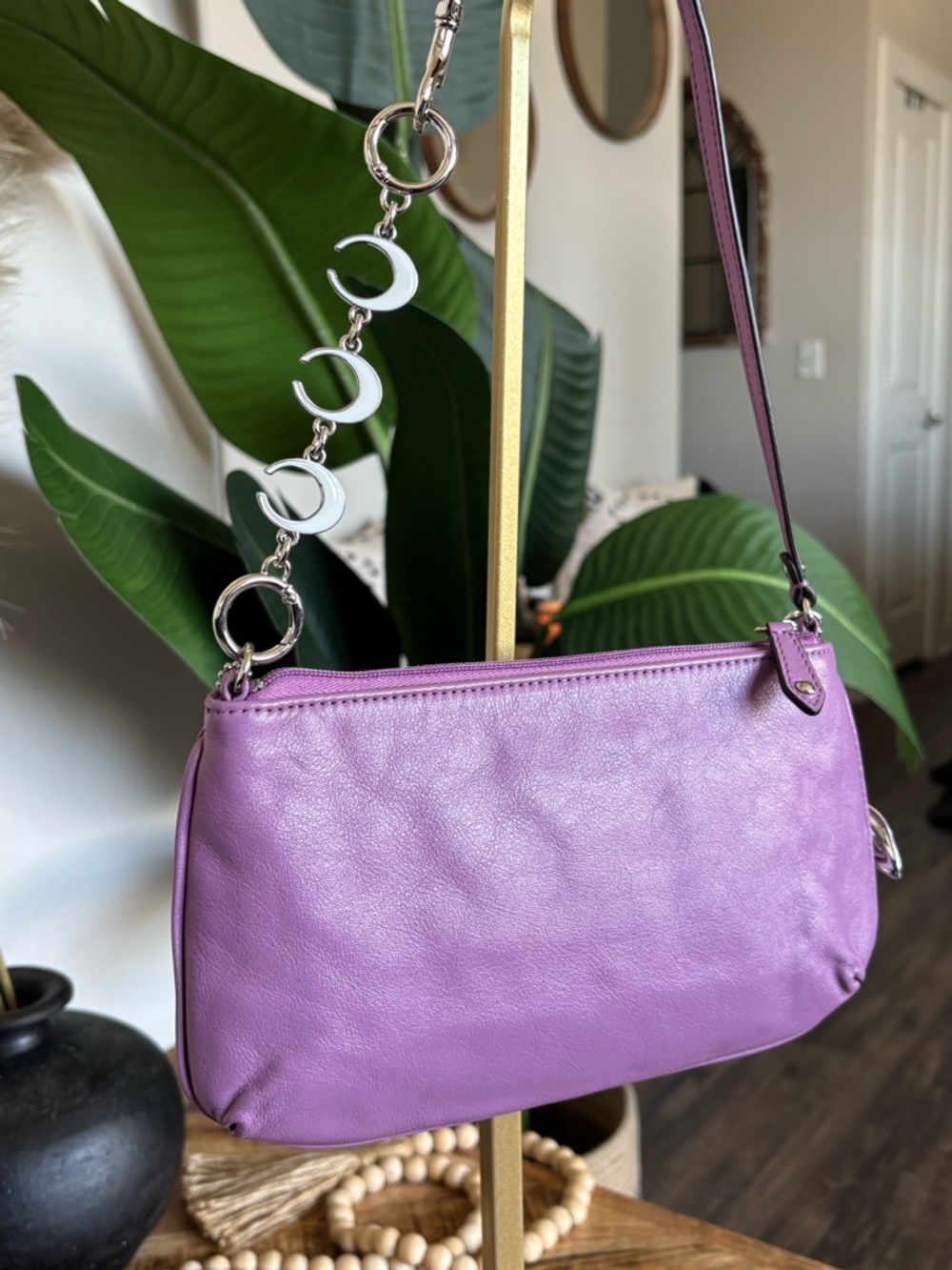 💜💟Y2K COACH Ashley Large Wristlet Mini💟💜 Bag - Picture 4 of 9